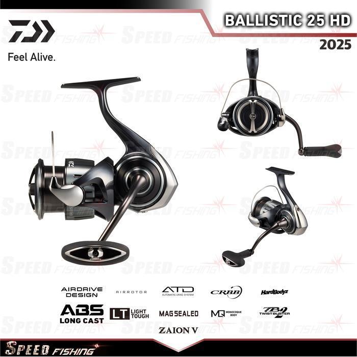 (Diskon) Reel Daiwa Ballistic Hd Lt 2500 3000 4000 5000 Ballistic Hd Lt 2025 Spinning Bestseller