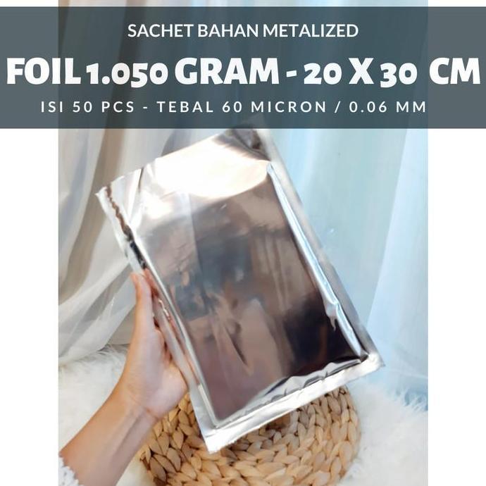 Aluminium Foil Untuk Kemasan Kopi - Plastik Semi Metalized 1 KG