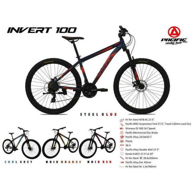 Terlaris Sepeda Gunung / Mtb 27.5" Pacific Invert 100