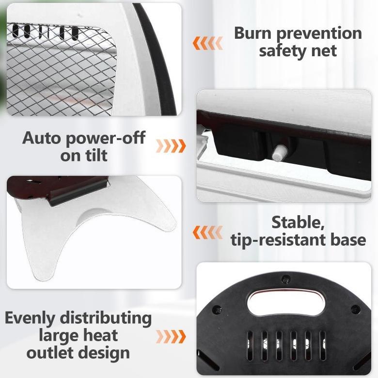 Big Promo Penghangat Ruangan Listrik Pemanas Ruangan Portable Compact Room Heater Alat Pemanas Ruang