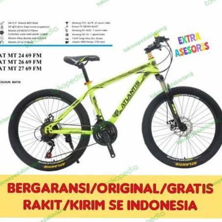 Terlaris Sepeda Gunung Atlantis Terbaru Ukuran 24/26/27,5 Original
