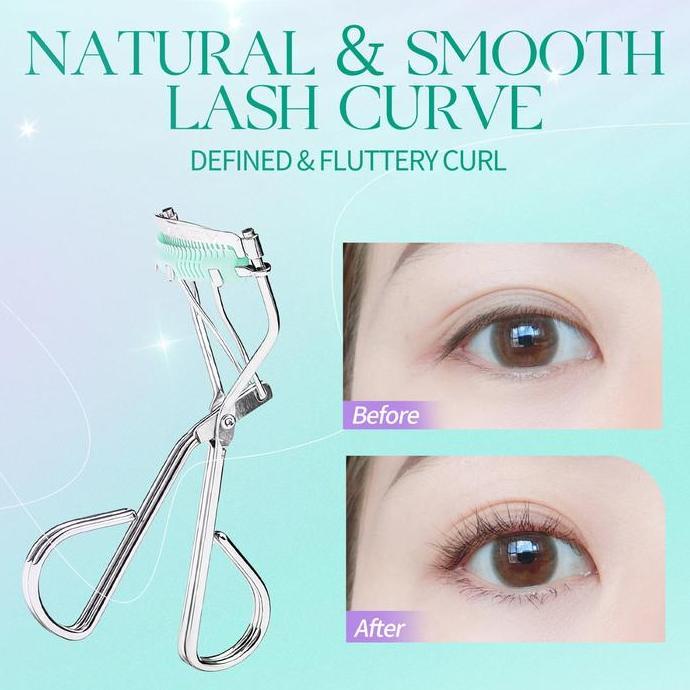 Bytwll- Glamfix Glam My Lash Curler - Comb-In Eyelash Curler Penjepit Bulu Mata Alat Pelentik Pencap
