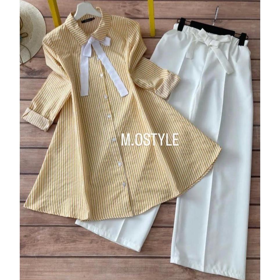 Promo Baju Lebaran Anak Perempuan 2026 Stelan Tanggung 8-9Thn Satuset Bju Anak Lbaran Tunik Pakaian 