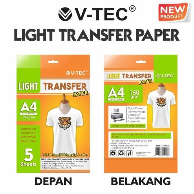 Kertas Transfer Paper Sablon A4 150 Gsm