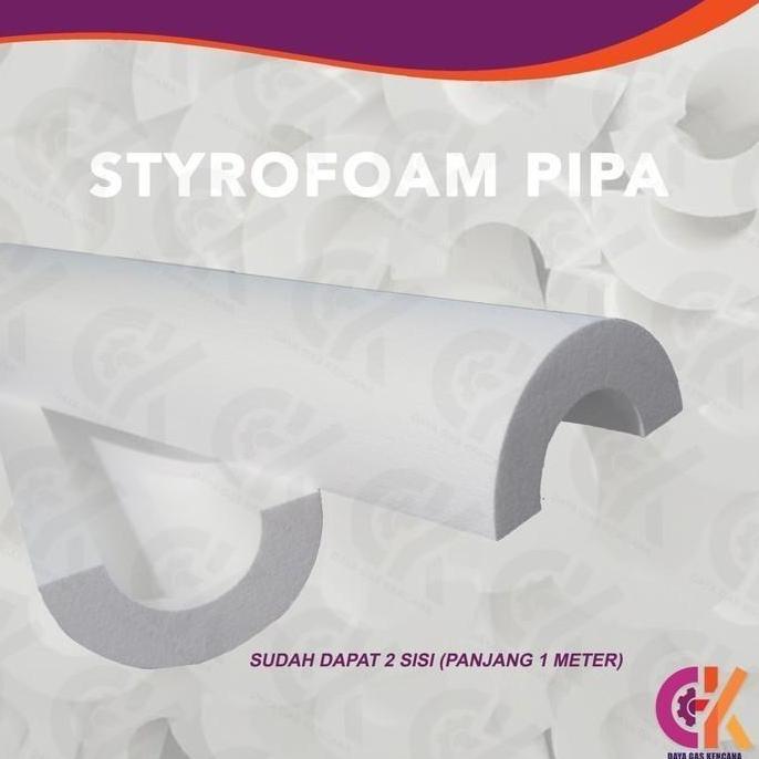 Styrofoam Pipa 3 Inch Tebal 1 inch - Bungkus Pipa Styrofoam