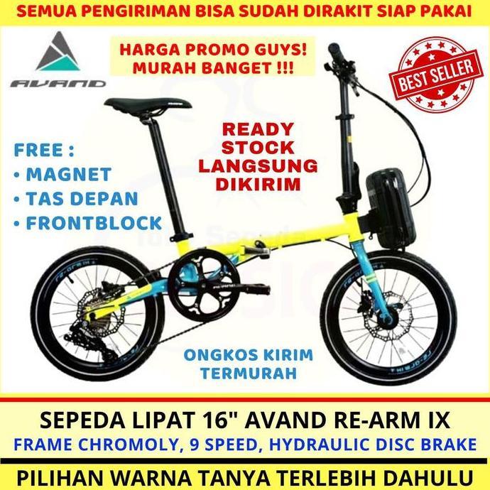 Terlaris Sepeda Lipat 16 Avand Re Arm Ix