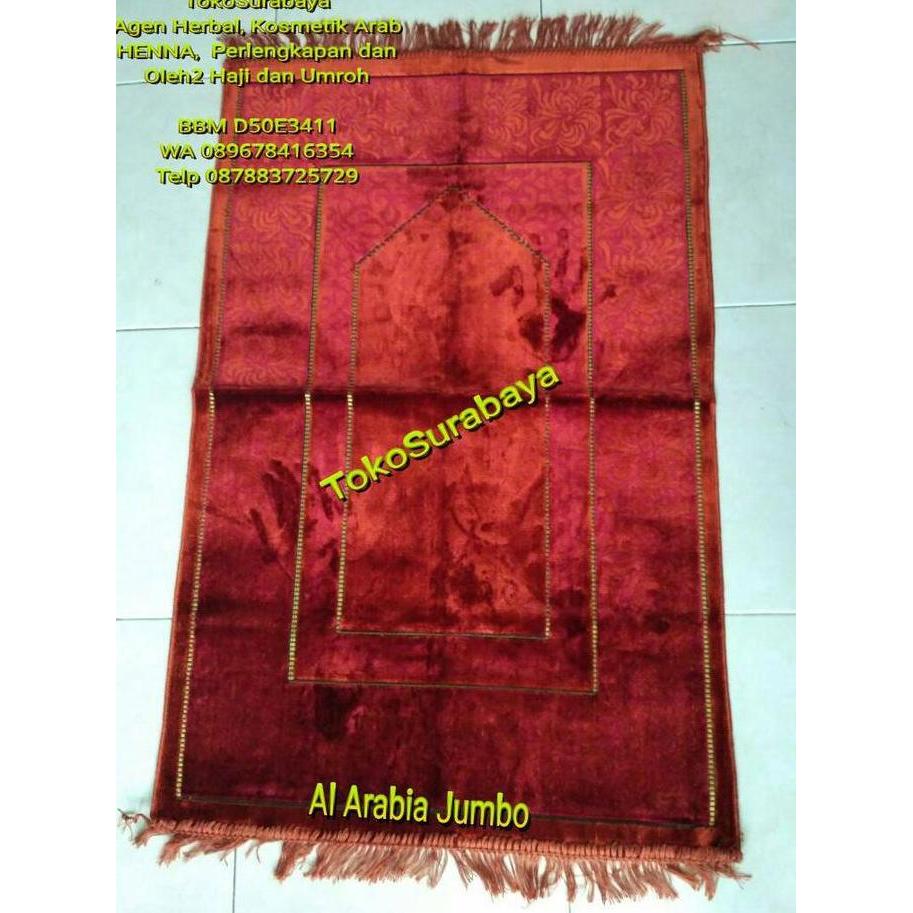 Spesial Sajadah Al Arabia Ultra Ukuran Jumbo Turki Turkey | Aydin Yakar