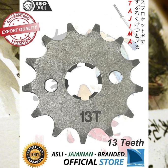 Gigi Tarik 420-13T HONDA Blade Gir Depan Sprocket Gear TAJIMA