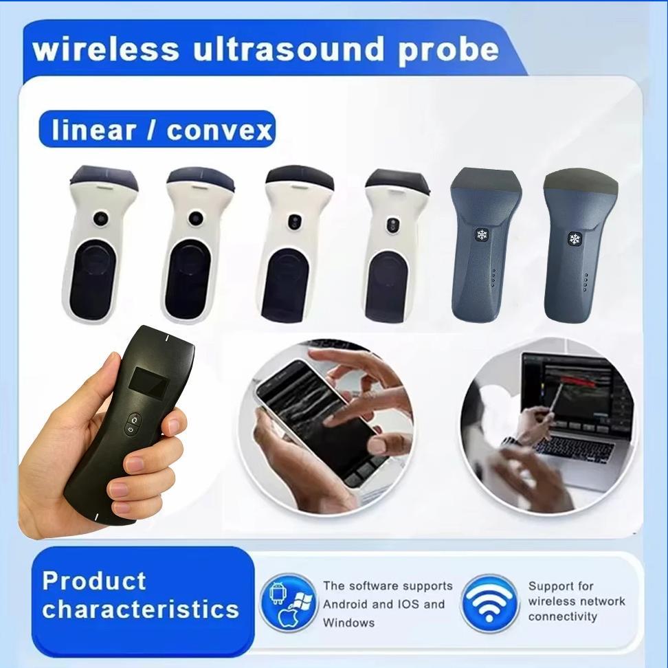 WIFI Wireless Ultrasound Probe scanner portable machine handheld Bluetooth USG support app iOS Andro
