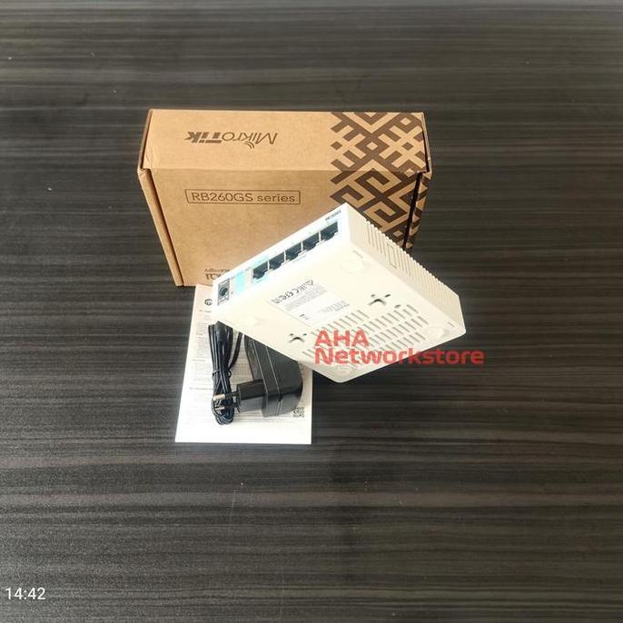 RB260GS Mikrotik RB260GS 5x Gigabit Smart Switch, SFP cage, SwOS Mikrotik 260GS