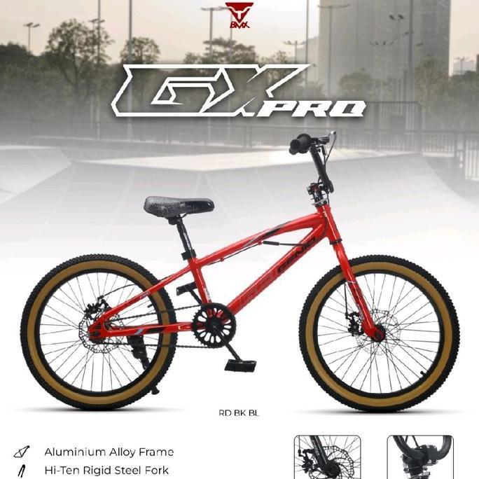Sepeda Bmx 20inch Genio Gx Pro Frame Alloy Rem Cakram Outdoor