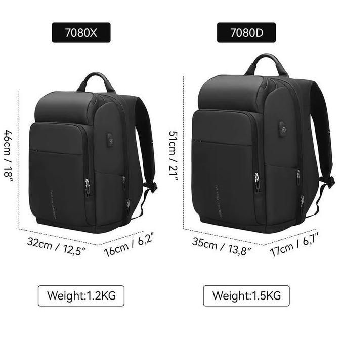 DB62 - MR7080X Tas Mark Ryden Laptop 15.6 USB Travel Kerja Sekolah MR7080