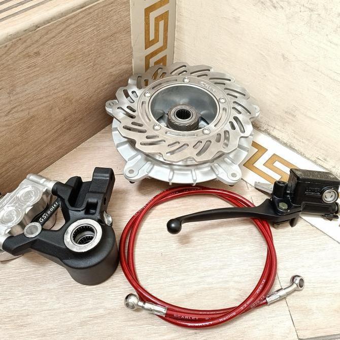 Promo cakram disc brake set gscooter vespa px series excel as besar original Diskon