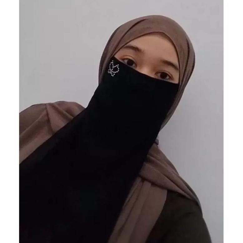 Cadar Tali Alena Cadar Swarovsky/Niqab Cadar Tali Permata Putih Cadar Kupu-kupu/Cadar Tali 29 Warna 