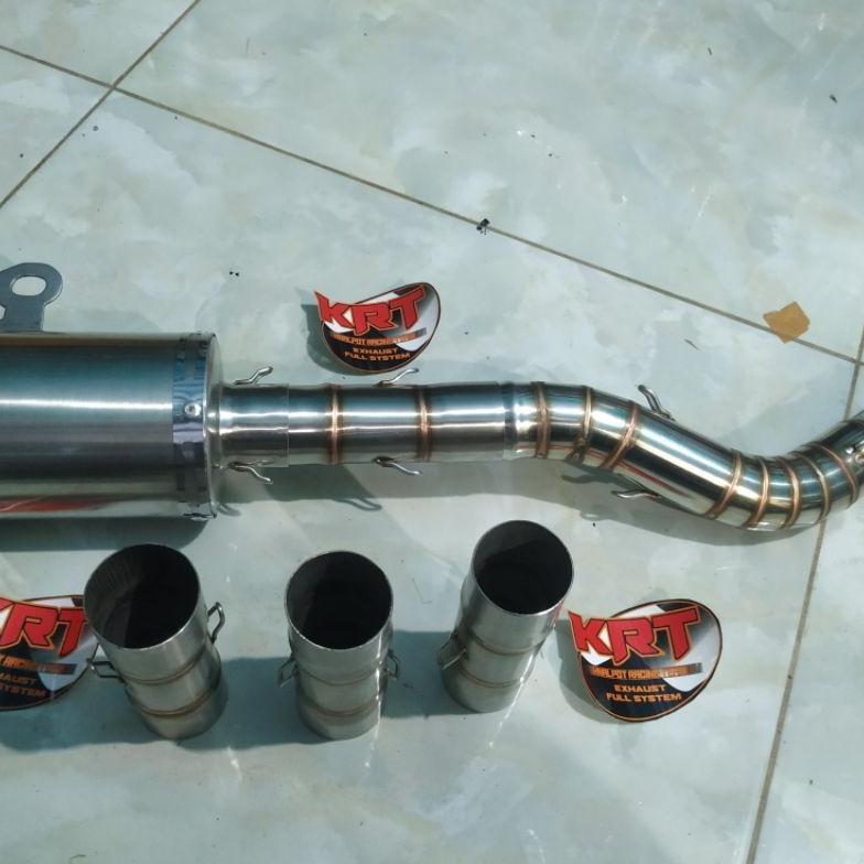 BESTPROMO Slip on 38 ke 38 Free 2 per Sambungan Memperpanjang Knalpot Racing Klx Crf Dtracker Vario 