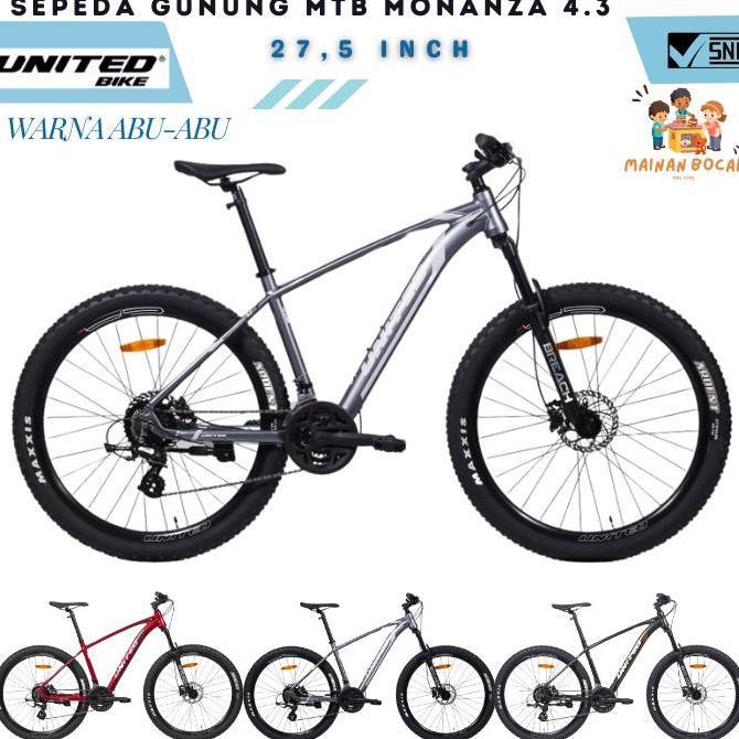 Terlaris Sepeda Gunung Mtb United Monanza 4.3 Rem Hydraulic Ukuran 27.5 Inch