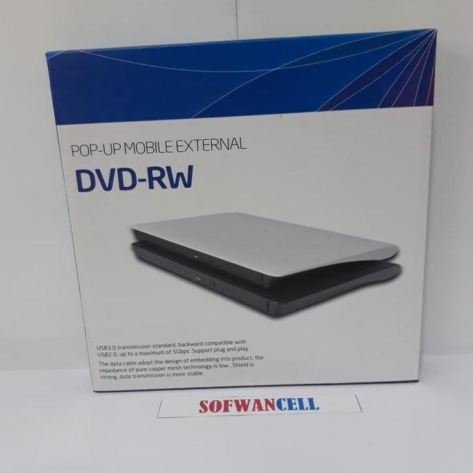 NEW dvd-rw External M-TECH 3.0 PORTABLE Optical Drive 3.0 slim DVD RW