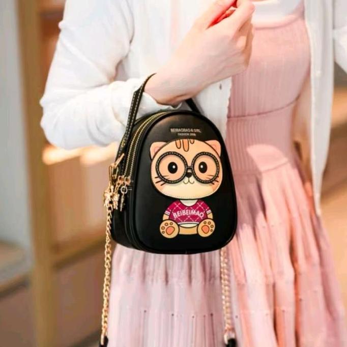 SINLOWY 8606 TAS MODEL TELUR KUCING / TAS BEIBAOBAO ORIGINAL