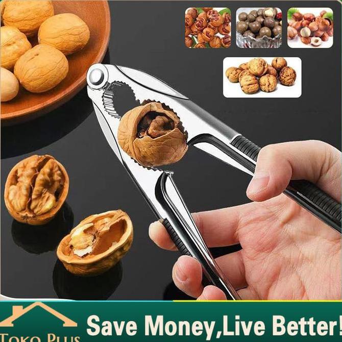 QWEKLY Pembuka Kacang Kuaci Pegas portable nut cracker pemecah kacang pembuka kuaci pembuka kwaci