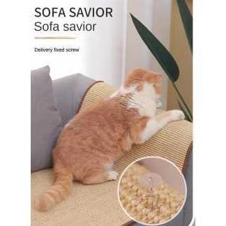 XERANA Garukan Mainan Kucing Karpet Sisal  Garukan kucing Papan Garuk XL