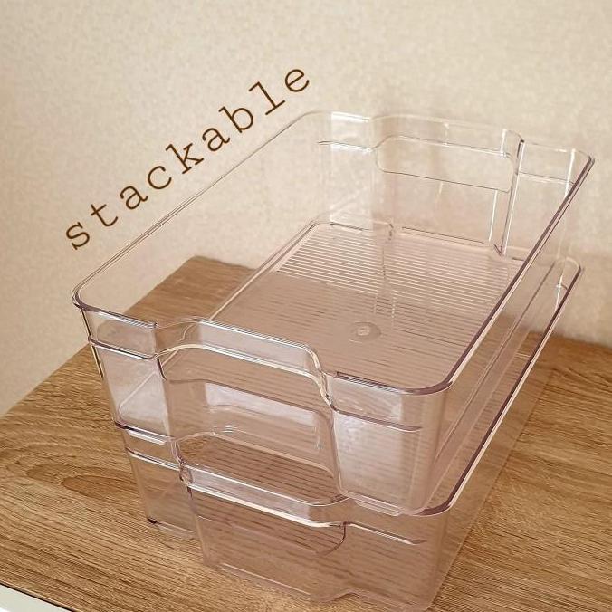 Organizer / Storage - Fridge / Freezer Bin Container stackable M