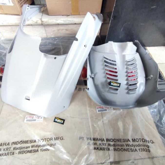 PARLONG DEK KOLONG DEK PARU MIO SPORTY SMILE WARNA ABU TERANG SILVER