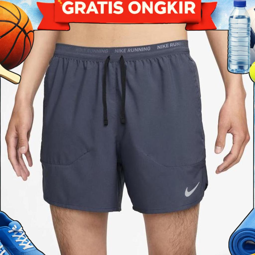 Nike Dri-Fit Stride Brief-Lined 5-Inch MenS Running Shorts - Thunder Blue