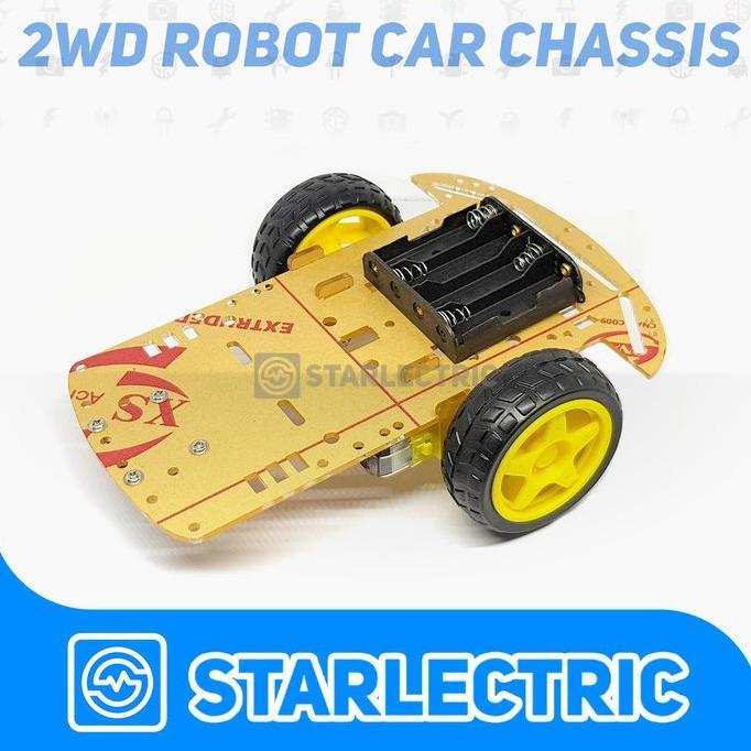 Wxyg- Chasis Mobil Robot 2Wd 2 Wd Smart Car Robot Chasis Frame Robot