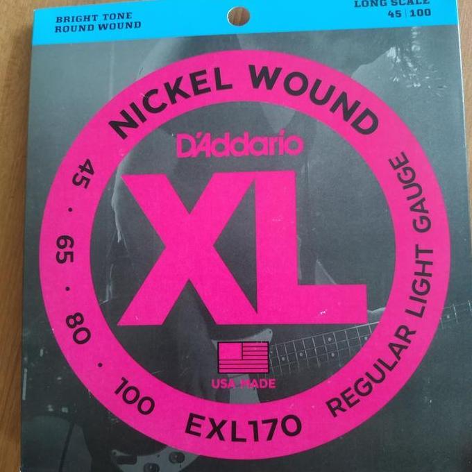 Altwill- Senar Bass Gitar D'Addario Exl170 45/100 Original/Dadario Exl 170