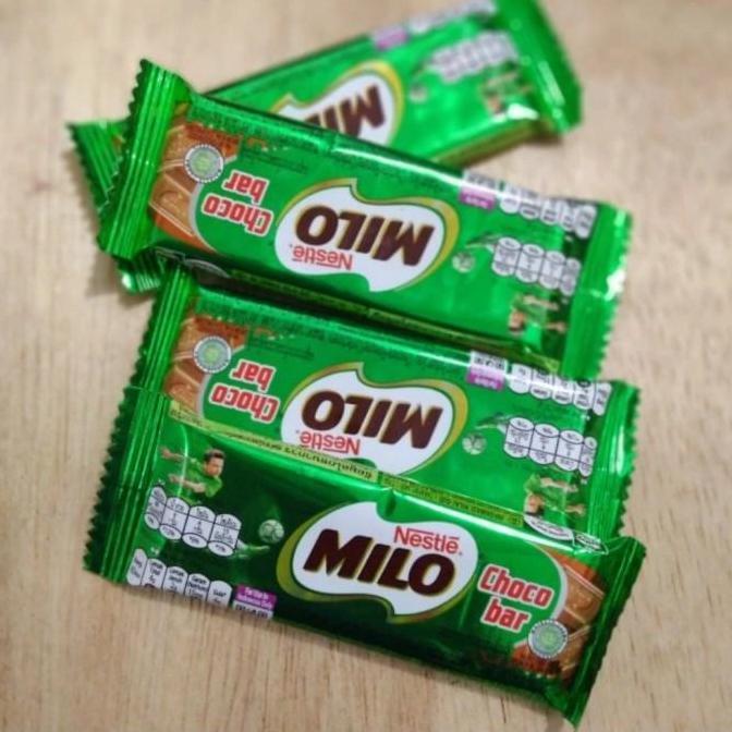 Milo Chocobar Mini 15gr 1 Box Isi 24pcs Coklat Batang Nestle Malaysia Snack Cemilan Favorit Anak