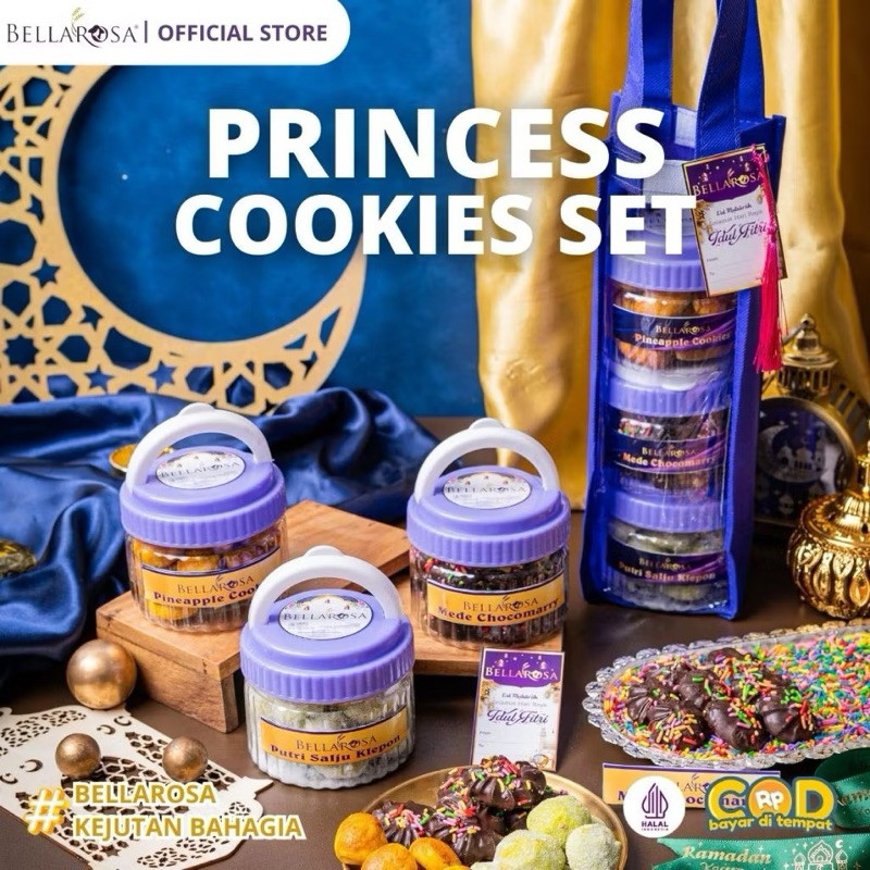 Paket Kue Kering Bellarosa / Hampers Lebaran Bellarosa - Parcel Lebaran Bellarosa