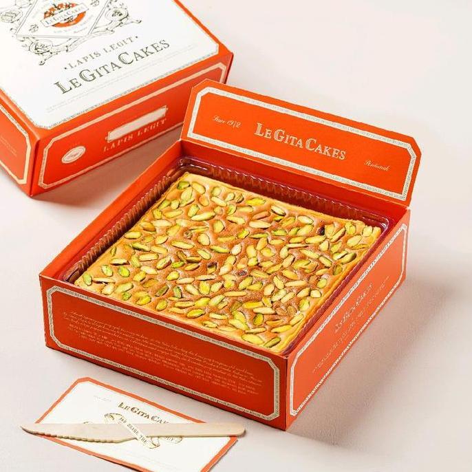 Legita Cakes Lapis Chocolate Pistachio Premium Khas Pontianak Pasti Diskon