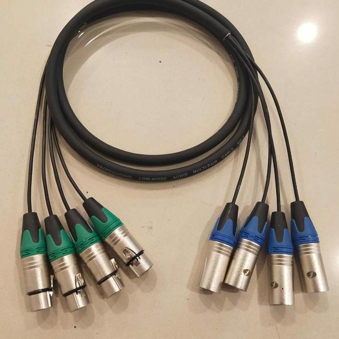 Promo Kabel snake 4ch kabel snake isi 4 panjang 2m Diskon