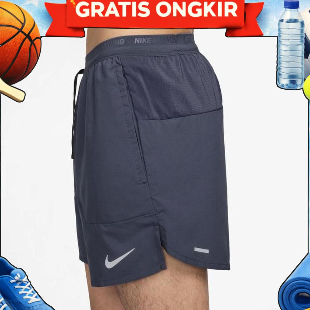 Nike Dri-Fit Stride Brief-Lined 5-Inch MenS Running Shorts - Thunder Blue