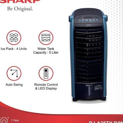 Sharp Pj-A36Ty-B/W Air Cooler Pja36Ty