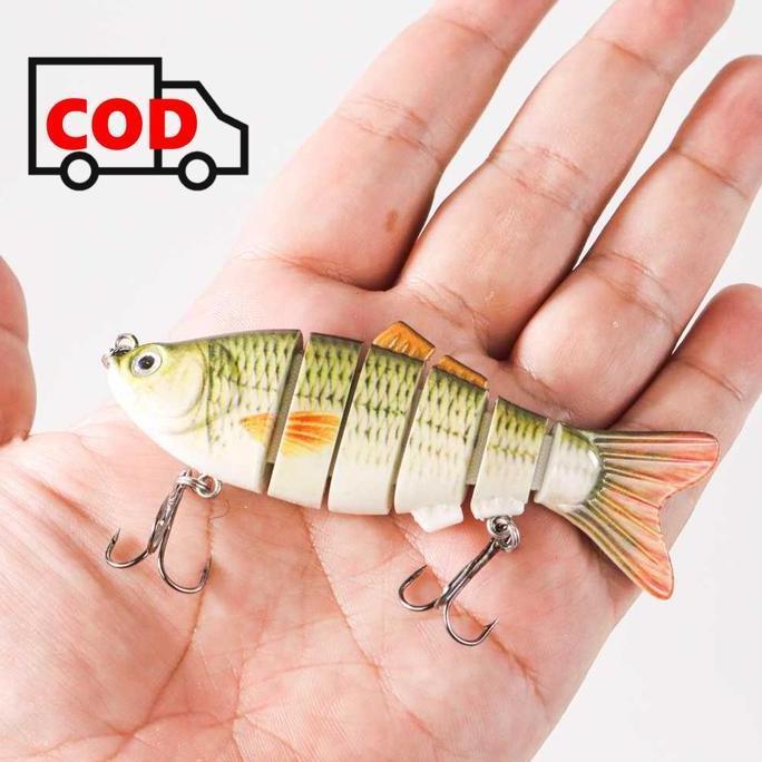 Umpan Pancing 2 Kail Bentuk Mirip Ikan Hidup Bisa Bergerak Nyata Dalam Air Cepat Dapat Pemangsa | Al