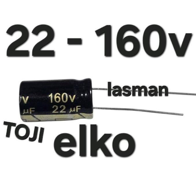 elko elco ( 22uf 160v ) 22mikro 22 mikro uf 160 100v 100 v volt original
