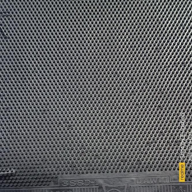 Karet Bintik Proses E-Lastica 955 1615 388D-1 Hitam dan Merah Blok Redam Sodokan Tajam Murah Berkual