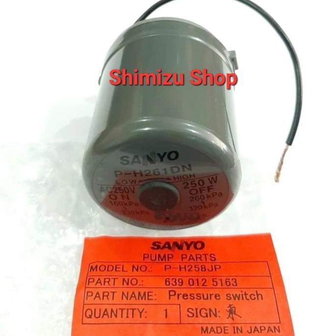 Pressure Switch Pompa Air Sanyo 250watt Sanyo PH258JP made in Japan original