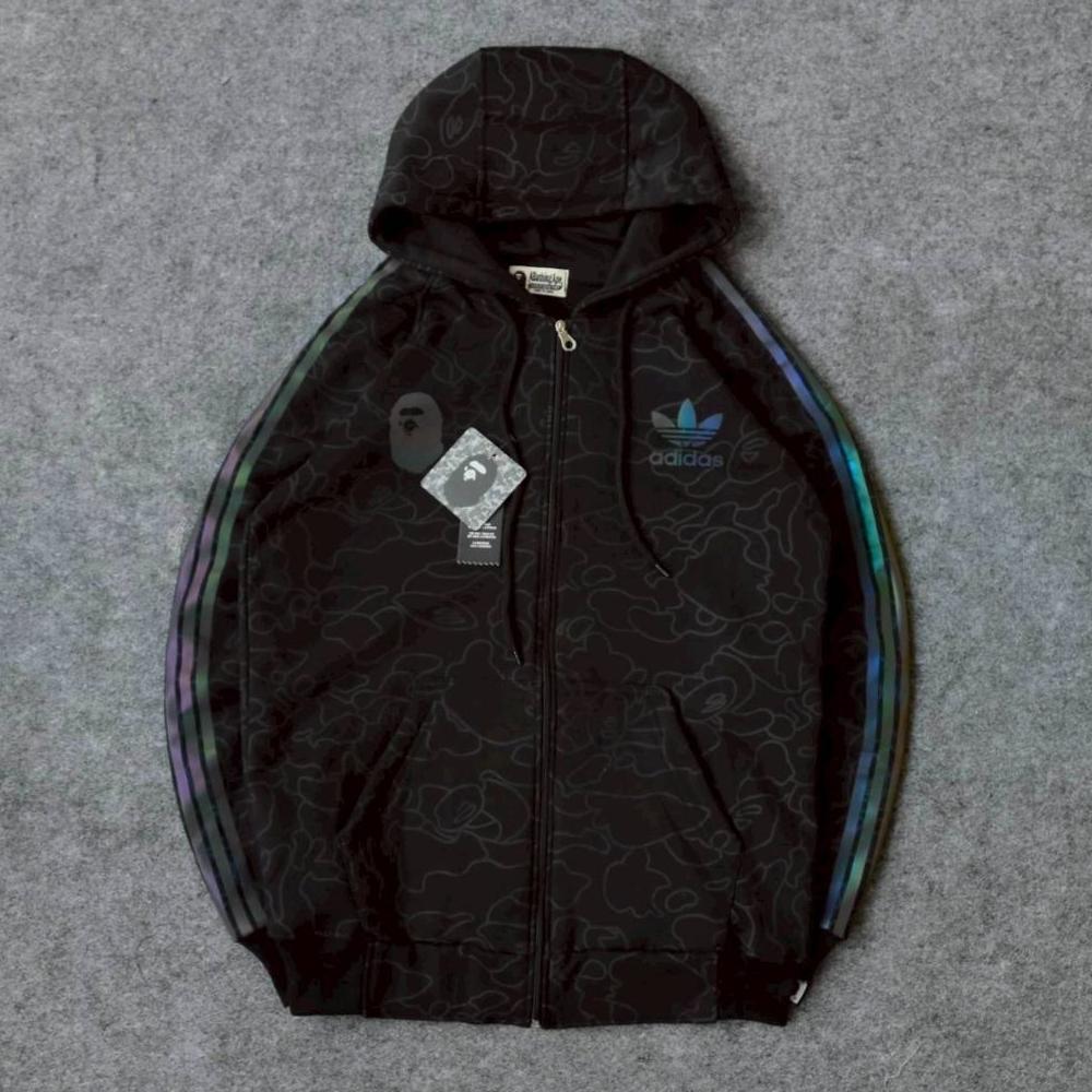 NEW Hoodie Zhiper X-bape Hologram Fulltag [terbaik][terlaris]