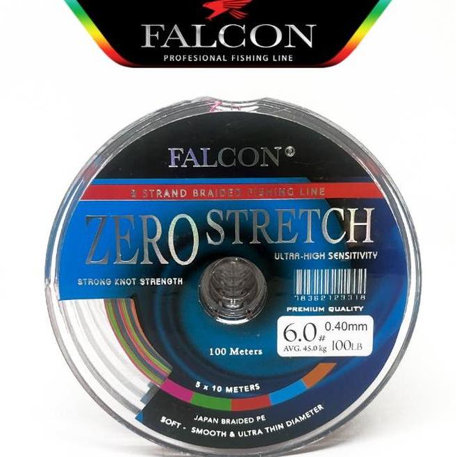 Senar Pe X8 Falcon Zero Stretch Braided Pe Mancing Pancing
