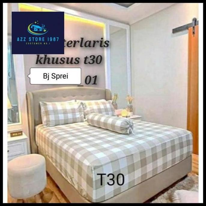 sprei kotak aesthetic Tinggi 30cm premium terlaris