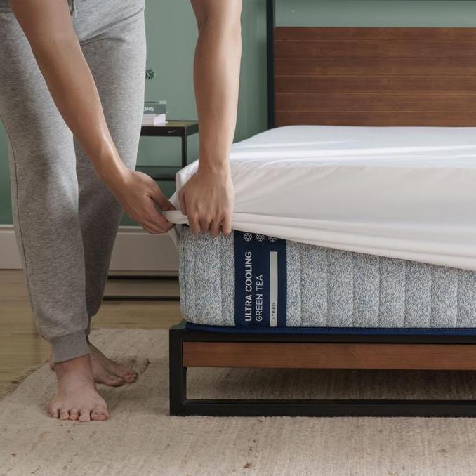 Zinus Waterproof Mattress Protector Pelindung Kasur Tencel Cover