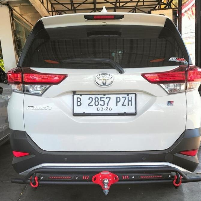 Paket Tanduk Towing Bar Terios All New Rush Model Cobra Besi Pelindung Bemper Mobil Depan Belakang K