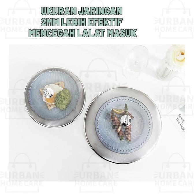 Tudung saji 28/30/35/40cm Stainless Mesh Food Cover/Tudung Saji Stainless Estetik/ Penutup Makanan M