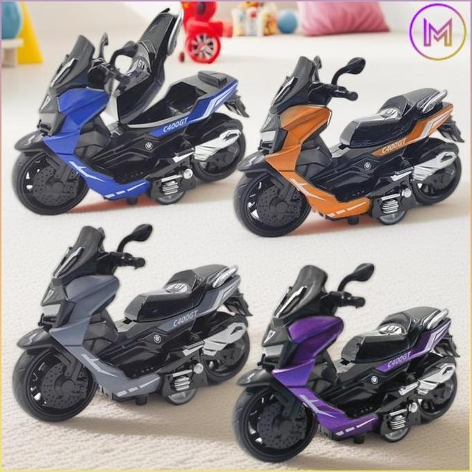 Mainan Sepeda Motor Diecast Motorcycle / Mainan Anak Die Cast Motor Miniatur Motor NMAX Diecast Toy 
