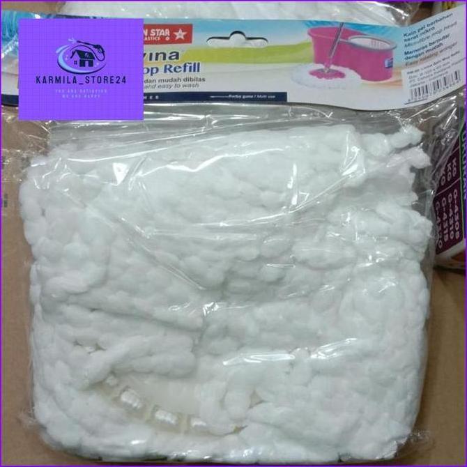 PEL LION STAR / TONGKAT PEL SPIN MOP / ALAT PEL PUTAR LIVINA