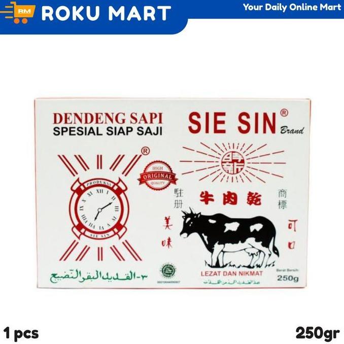 SIE SIN DENDENG SAPI 250 G / DENDENG SAPI SIE SIN 250 gr / SIESIN SAPI Dendeng 500 gr LA