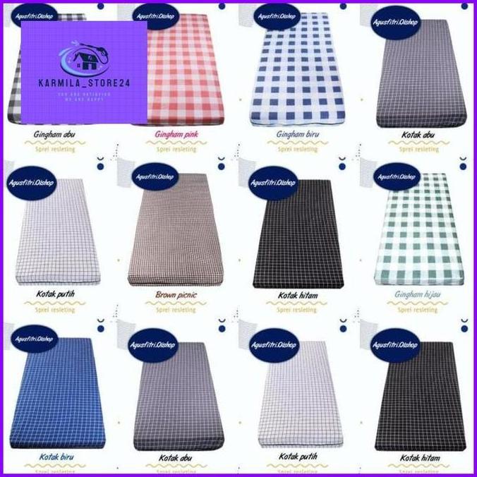 Sarung Kasur Busa & Sprei Resleting 80 x 200 80x200 80x200x5 80x200x10