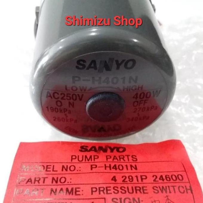 Pressure Switch Pompa Sanyo 400Watt Pompa Sanyo PH408JP Original original